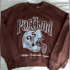 H&M Portland Oregon Cropped Sweatshirt